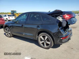 2023 Audi Q5 Sportback S line Premium Plus with VIN WA15AAFY6P2089295, listed as a Copart auction lot 55124535 with 16,884 mi miles and Salvage title. Bid and sale history available at DreamBid. Image 2.