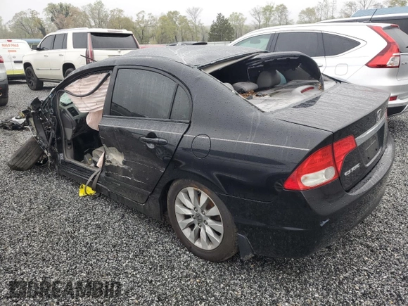 2011 Honda Civic EX-L with VIN 19XFA1F91BE010422, listed as a Copart auction lot 51214055 with 114,962 mi miles and Salvage Title. Bid and sale history available at DreamBid. Image 2.