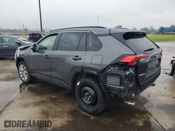 2025 Toyota RAV4 XLE Premium with VIN 2T3A1RFV8SC525056, listed as a Copart auction lot 57753695 with 1,051 mi miles and Clean title. Bid and sale history available at DreamBid. Image 2.