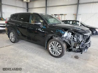 2023 Toyota Highlander L with VIN 5TDKDRBHXPS511825, listed as a Copart auction lot 50883895 with 27,312 mi miles and Salvage Title. Bid and sale history available at carsss.com. Image 4.