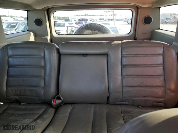 2003 Hummer H2 with VIN 5GRGN23U43H117109, listed as a Copart auction lot 75563474 with 0 mi miles and Non Repairable. Bid and sale history available at carsss.com. Image 10.