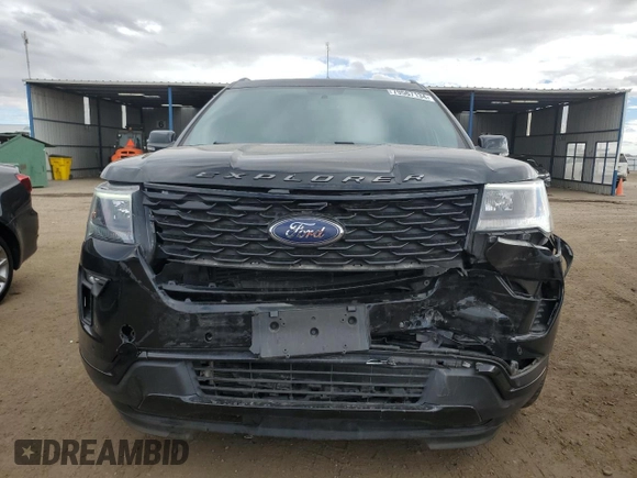 2019 Ford Explorer Sport with VIN 1FM5K8GT9KGB08105, listed as a Copart auction lot 79567134 with 79,705 mi miles and Salvage Title. Bid and sale history available at carsss.com. Image 5.