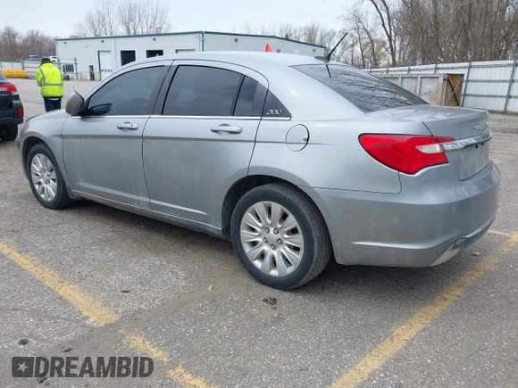 2014 Chrysler 200 LX with VIN 1C3CCBAB5EN211113, listed as a IAAI auction lot 41948163 with 143,355 mi miles. Bid and sale history available at carsss.com. Image 3.