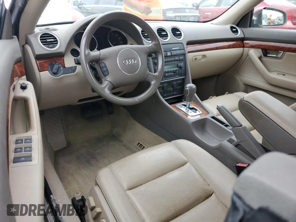 2004 Audi A4 3.0L with VIN WAUAT48H84K018136, listed as a Copart auction lot 76940194 with 0 mi miles and Non Repairable. Bid and sale history available at carsss.com. Image 8.