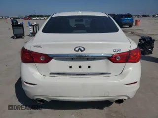 2015 Infiniti Q50 Premium with VIN JN1BV7AP4FM353327, listed as a Copart auction lot 53547505 with 116,344 mi miles and Clean title. Bid and sale history available at DreamBid. Image 6.
