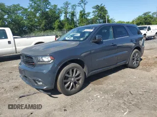2018 Dodge Durango GT z VIN 1C4RDJDG0JC282214, wystawiony jako Copart lot #59121045 z przebiegiem 215 230 mil mil oraz Czysty tytuł • Clean title. Historia ofert i sprzedaży dostępna na DreamBid. Obrazek 1.