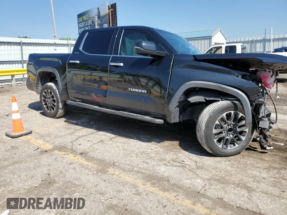 2022 Toyota Tundra Limited with VIN 5TFJA5ABXNX004246, listed as a Copart auction lot 55770835 with Not provided miles and Salvage title. Bid and sale history available at DreamBid. Image 4.