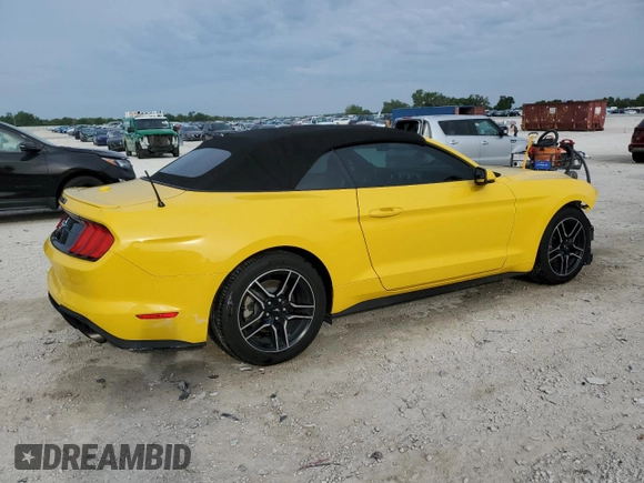 2018 Ford Mustang EcoBoost Premium with VIN 1FATP8UH2J5155828, listed as a Copart auction lot 48230705 with 63,592 mi miles and Salvage Title. Bid and sale history available at carsss.com. Image 3.