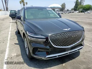 2024 Genesis GV70 2.5T with VIN 5NMMADTB3RH015771, listed as a Copart auction lot 60168085 with 9,800 mi miles and Salvage title. Bid and sale history available at DreamBid. Image 14.