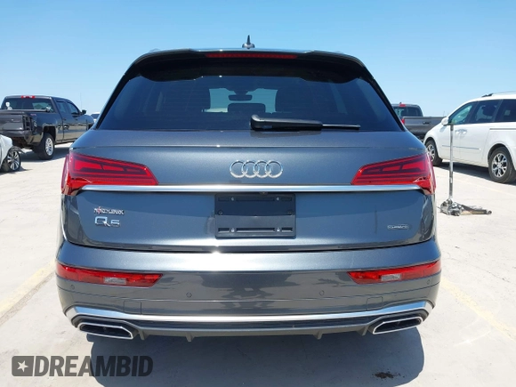 2022 Audi Q5 S line Premium with VIN WA1GAAFYXN2102653, listed as a IAAI auction lot 41967220 with 20,864 mi miles and . Bid and sale history available at DreamBid. Image 17.