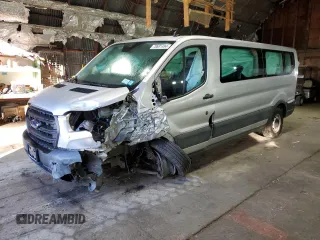 2020 Ford Transit Passenger XL with VIN 1FBAX2YG4LKB76981, listed as a Copart auction lot 70681494 with 22,523 mi miles and Salvage Title. Bid and sale history available at DreamBid. Image 1.