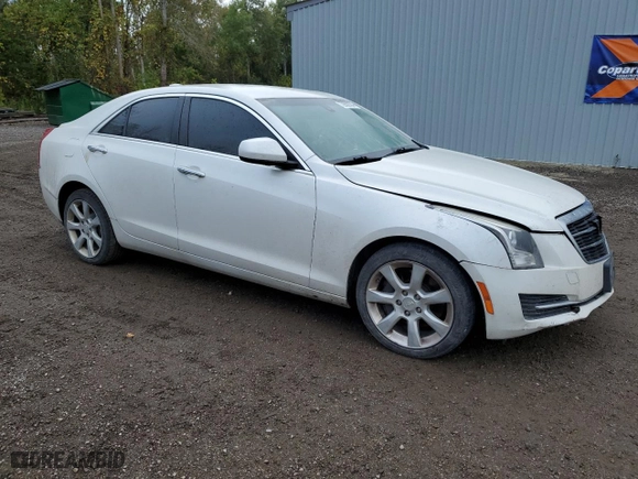 2015 Cadillac ATS Sedan Standard AWD with VIN 1G6AG5RX0F0141322, listed as a Copart auction lot 72882794 with 0 mi miles and Non Repairable. Bid and sale history available at carsss.com. Image 4.