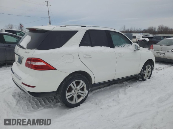 2014 Mercedes-Benz M 350 with VIN 4JGDA2EB5EA392684, listed as a Copart auction lot 44908155 with 212,664 mi miles and Clean Title. Bid and sale history available at DreamBid. Image 3.