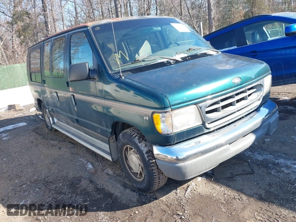 1999 Ford Econoline Cargo with VIN 1FDRE14W3XHB36482, listed as a IAAI auction lot 41393346 with 130,669 mi miles. Bid and sale history available at carsss.com. Image 1.