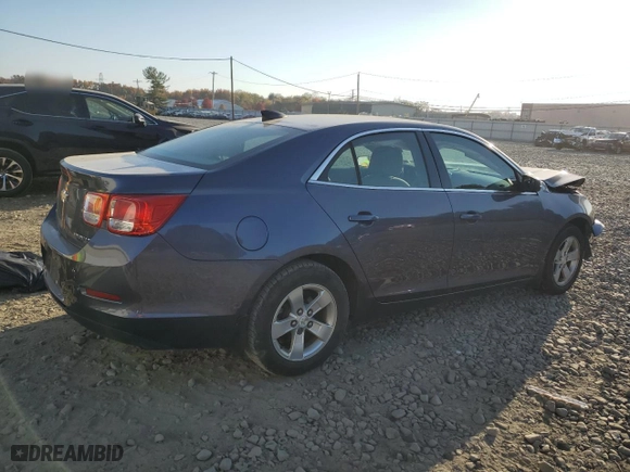 2015 Chevrolet Malibu LS with VIN 1G11B5SL0FF276552, listed as a Copart auction lot 76814904 with 129,591 mi miles and Salvage Title. Bid and sale history available at carsss.com. Image 3.