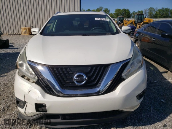 2016 Nissan Murano SL z VIN 5N1AZ2MH5GN129088, wystawiony jako Copart lot #58329265 z przebiegiem 180 828 mil mil oraz Tytuł czysty. Historia ofert i sprzedaży dostępna na DreamBid. Obrazek 5.