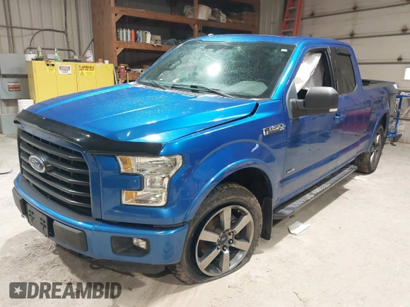 2016 Ford F-150 XLT with VIN 1FTEX1EP8GFC72915, listed as a IAAI auction lot 41199838 with 162,534 mi miles. Bid and sale history available at carsss.com. Image 17.