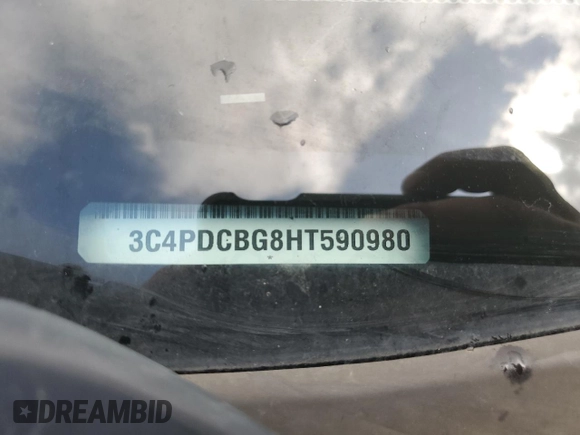 2017 Dodge Journey SXT с VIN 3C4PDCBG8HT590980, выставлен на аукционе Copart как лот 54672525 с пробегом Не указан миль и Списание • Salvage title. История ставок и продаж доступна на DreamBid. Изображение 13.