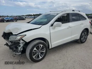 2017 Acura RDX w/Advance Pkg with VIN 5J8TB4H7XHL032840, listed as a Copart auction lot 45967955 with 75,357 mi miles and Salvage Title. Bid and sale history available at carsss.com. Image 1.