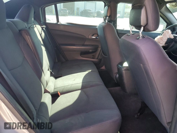 2014 Chrysler 200 LX with VIN 1C3CCBAB0EN124638, listed as a Copart auction lot 52095355 with 163,162 mi miles and Salvage Title. Bid and sale history available at carsss.com. Image 10.