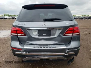 2017 Mercedes-Benz GLE 350 with VIN 4JGDA5HB7HA976621, listed as a Copart auction lot 58548855 with 55,591 mi miles and Salvage title. Bid and sale history available at DreamBid. Image 6.