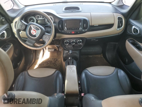 2014 FIAT 500L Lounge with VIN ZFBCFACH0EZ023268, listed as a Copart auction lot 84641784 with 0 mi miles and Clean Title. Bid and sale history available at carsss.com. Image 8.