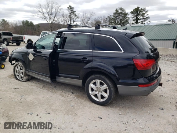 2010 Audi Q7 z VIN WA1CYAFE3AD000545, wystawiony jako Copart lot #53290525 z przebiegiem 167 147 mil mil oraz Czysty tytuł • Clean title. Historia ofert i sprzedaży dostępna na DreamBid. Obrazek 2.