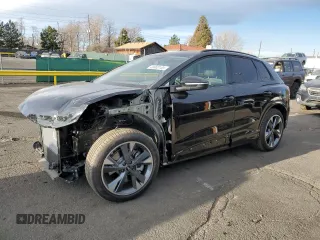 2024 Audi Q4 e-tron Premium Plus with VIN WA1LUBFZ9RP037243, listed as a Copart auction lot 49900185 with 753 mi miles and Salvage Title. Bid and sale history available at DreamBid. Image 1.