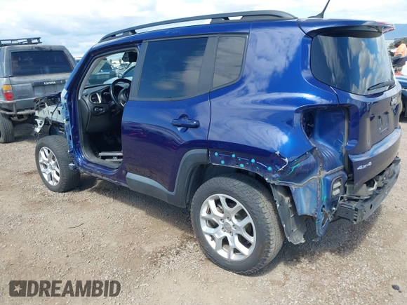 2017 Jeep Renegade Latitude with VIN ZACCJBBB8HPG59308, listed as a IAAI auction lot 42058141 with 175,912 mi miles and . Bid and sale history available at DreamBid. Image 3.