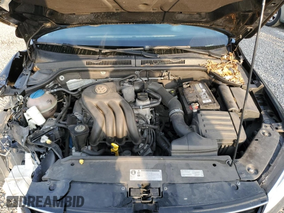 2015 Volkswagen Jetta S with VIN 3VW1K7AJ6FM201628, listed as a Copart auction lot 58118465 with 95,360 mi miles and Salvage title. Bid and sale history available at DreamBid. Image 11.