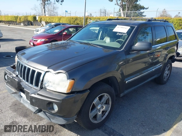 2006 Jeep Grand Cherokee Limited with VIN 1J4HS58N16C141302, listed as a IAAI auction lot 41700142 with 187,761 mi miles and . Bid and sale history available at DreamBid. Image 2.