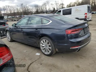 2019 Audi A5 Sportback Premium Plus with VIN WAUBNCF53JA012974, listed as a Copart auction lot 46091714 with 114,624 mi miles. Bid and sale history available at carsss.com. Image 2.