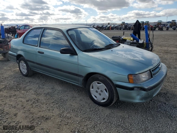1993 Toyota Tercel DX with VIN JT2EL43S8P0368057, listed as a Copart auction lot 44573625 with 229,631 mi miles and Clean Title. Bid and sale history available at carsss.com. Image 4.