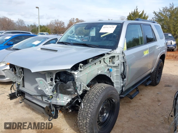 2024 Toyota 4Runner TRD Off Road with VIN JTERU5JR2R6304250, listed as a IAAI auction lot 41117579 with 1,352 mi miles and . Bid and sale history available at DreamBid. Image 2.