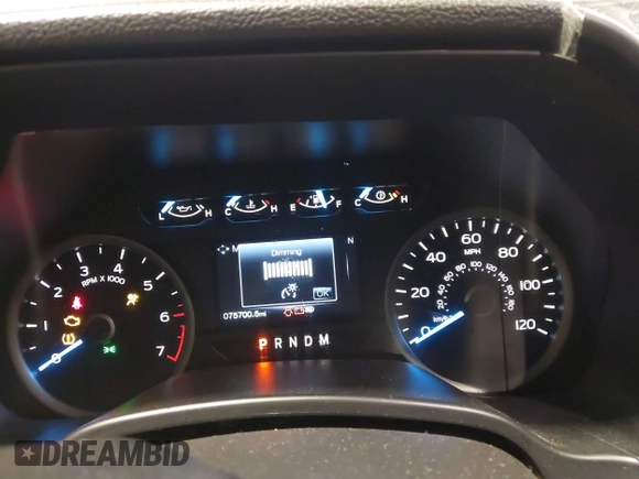 2020 Ford F-150 XL with VIN 1FTEW1EP7LFB52391, listed as a IAAI auction lot 41374589 with 75,700 mi miles and . Bid and sale history available at DreamBid. Image 7.