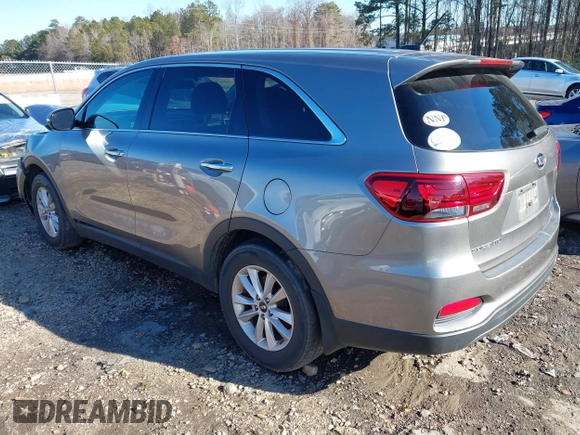 2019 Kia Sorento L with VIN 5XYPG4A34KG533606, listed as a IAAI auction lot 41358658 with 66,232 mi miles. Bid and sale history available at carsss.com. Image 3.