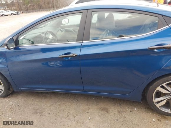 2014 Hyundai Elantra SE with VIN KMHDH4AE0EU057497, listed as a IAAI auction lot 41717476 with 115,030 mi miles. Bid and sale history available at carsss.com. Image 15.