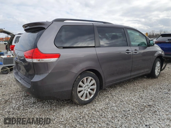 2011 Toyota Sienna XLE with VIN 5TDDK3DC4BS005526, listed as a Copart auction lot 51244785 with Not Provided miles and Salvage Title. Bid and sale history available at DreamBid. Image 3.