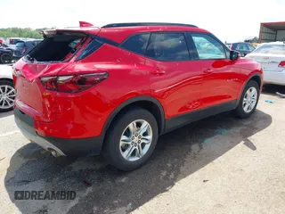 2022 Chevrolet Blazer LT with VIN 3GNKBHR4XNS176035, listed as a IAAI auction lot 42053596 with 17,442 mi miles and . Bid and sale history available at DreamBid. Image 4.