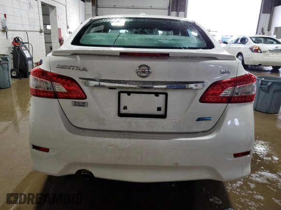 2013 Nissan Sentra S with VIN 3N1AB7APXDL709856, listed as a Copart auction lot 48317025 with 172,603 mi miles and Salvage Title. Bid and sale history available at DreamBid. Image 6.