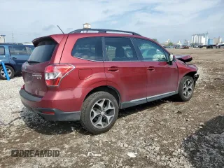 2015 Subaru Forester XT Touring with VIN JF2SJGWC8FH466237, listed as a Copart auction lot 60510055 with 58,513 mi miles and Salvage title. Bid and sale history available at DreamBid. Image 3.