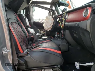 2018 Jeep Wrangler Unlimited Rubicon with VIN 1C4HJXFG4JW236436, listed as a Copart auction lot 60782365 with Not provided miles and Salvage title. Bid and sale history available at DreamBid. Image 7.