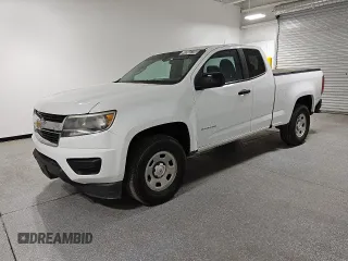 2017 Chevrolet Colorado 2WD WT with VIN 1GCHSBEA9H1281148, listed as a Copart auction lot 45560795 with 128,717 mi miles and Clean Title. Bid and sale history available at carsss.com. Image 1.