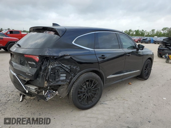 2022 Acura MDX w/Technology Package with VIN 5J8YE1H45NL005042, listed as a Copart auction lot 51951705 with 38,900 mi miles and Salvage Title. Bid and sale history available at carsss.com. Image 3.