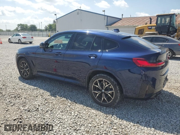 2022 BMW X4 M40i with VIN 5UX43DT02N9K59473, listed as a Copart auction lot 62493725 with 49,708 mi miles and Salvage title. Bid and sale history available at DreamBid. Image 2.
