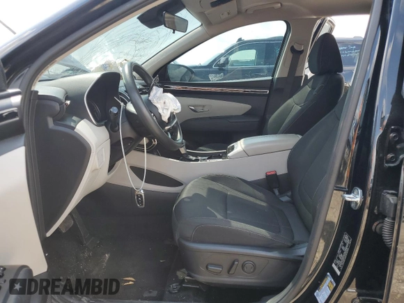 2022 Hyundai Tucson SEL with VIN 5NMJBCAE0NH140468, listed as a Copart auction lot 53829775 with 41,794 mi miles and Salvage Title. Bid and sale history available at DreamBid. Image 7.