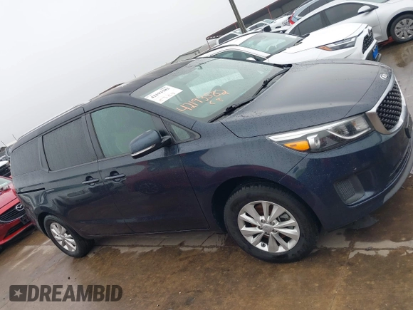 2017 Kia Sedona LX with VIN KNDMB5C11H6233620, listed as a IAAI auction lot 42193582 with 153,934 mi miles and . Bid and sale history available at DreamBid. Image 13.