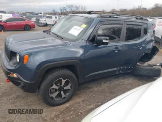 2022 Jeep Renegade Trailhawk with VIN ZACNJDC19NPN61911, listed as a IAAI auction lot 41181227 with 25,614 mi miles and . Bid and sale history available at DreamBid. Image 18.