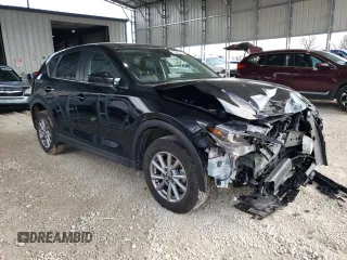 2023 Mazda CX-5 2.5 S Preferred Package with VIN JM3KFBCM2P0273945, listed as a Copart auction lot 46527055 with 21,555 mi miles and Salvage Title. Bid and sale history available at carsss.com. Image 4.