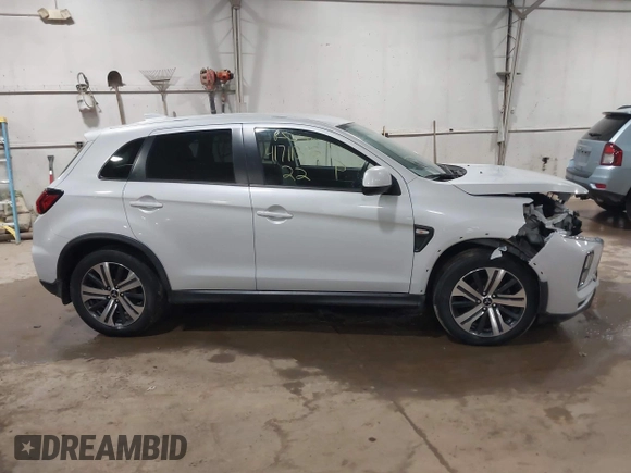 2022 Mitsubishi Outlander Sport ES with VIN JA4ARUAU6NU017446, listed as a IAAI auction lot 41711393 with 42,940 mi miles. Bid and sale history available at carsss.com. Image 13.